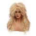 Meiriyfa 80s Rocker Wig for Men & Women | Long Curly Red-Brown Halloween Costume Hair - Buy Online on GoSupps.com