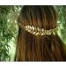 Bridal Gold Leaf Hair Comb Bridesmaid Hair Clips Hairpin Hair Accessories Wedding Hair Jewelry with Combs - Buy Online on GoSupps.com