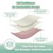 wegreeco Bamboo Nursing Breast Pads (14 Pack) - Washable & Reusable (Large, Plain Shape) with Laundry & Travel Bags - 4.7 inch Option for Breastfeeding Moms - Buy Online on GoSupps.com