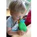 Squeasy Snacker Green - Reusable Silicone Squeezy Pouch 180ml | BPA-Free Self-Filling Snack Pouch for Kids - Buy Internationally! - Buy Online on GoSupps.com
