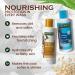 Oakwood Natural Aloe Vera Coat Conditioner & Tearless Oatmeal Shampoo for Pets - Hypoallergenic Grooming Set for Dogs & Cats - Relieves Dry Skin Itching & Detangles - Buy Online on GoSupps.com