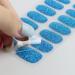 JMEOWIO Blue Glitter Nail Foil Gel - Self-Adhesive Nail Stickers for Stunning Nail Art Designs - International Shipping Available - Buy Online on GoSupps.com