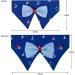 Sailboat Bandana Dog Collar - Medium Blueberry Pet Bandana Collar - Buy Online on GoSupps.com