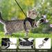 Adjustable Cat Leash Set - Reflective Vest & Leash for Cats & Kittens - Polyester Cat Harness (Black Medium) - Buy Online on GoSupps.com