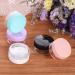 100 Count 10 gram Small Round Sample Containers with lids Cosmetic Jars Plastic Jars Makeup Containers Lip Scrub Containers Leak Proof and 10Pcs Mask Spatula for Beauty Products 10g Multi Colored - Buy Online on GoSupps.com