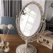 Beaupretty Vintage Oval Desktop Makeup Mirror with Stand - Swivel Double Sided Vanity Cosmetic Mirror - Buy Online on GoSupps.com