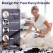 Decyam 3-in-1 Dog & Cat Undercoat Brush Best Care for Short-Haired Breeds | Reduces Hair Loss | International Shipping - Buy Online on GoSupps.com