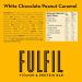 Fulfil Vitamin & Protein Bar (15 x 55g) White Chocolate Peanut & Caramel Flavor | 20g Protein & 9 Vitamins | Low Sugar Snack - Buy Online on GoSupps.com