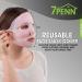 7Penn Reusable Silicone Face Mask Cover Set - 2 Pack Pink & White | Eco-Friendly Skin Care Solution - Buy Online on GoSupps.com