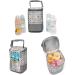 LCY Insulated Baby Bottle Cooler Bag | Holds 4 Bottles | Grey & Pink Dots - Buy Online on GoSupps.com