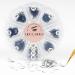 Promade Eyelash Fans Mix Length 1000 Fans Volume Lash Extensions 8D-16D C D Curl 9-16mm Length 0.05-0.07 Short Stem Promade Premade Pre Pro Loose Fans Eyelash Extension Easy Application 16D-0.05-D