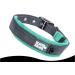 Black Rhino Comfort Collar - Super Soft Neoprene Adjustable Dog Collar for All Breeds | Reflective & Weatherproof | Large Aqua/Gray - Buy Online on GoSupps.com
