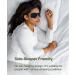 Acousdea No Strap Sleeping Eye Mask for Men and Women - 100% Light Block-Out, Comfortable & Soft - Ideal for Side-Sleepers & Travel - Zero Pressure Eye Mask (Medium) - Buy Online on GoSupps.com