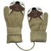BEISIJIA Toddler Kids Warm Knitted Mittens - Cute Cartoon Gloves for 1-4 Years - Khaki - Buy Online on GoSupps.com