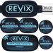 Revix cool pads for injuries reusable cold warm compresses for pain relief swelling bruises inflammation and after operations adjustable and flexible 5 pieces black 5.0