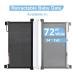 PRObebi Retractable Baby and Dog Gate - 34 Tall, Extends up to 72 Wide - Indoor/Outdoor Mesh Gate for Doorways, Stairs, Hallways (Black) - Buy Online on GoSupps.com