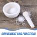 60MM Porcelain Mortar and Pestle Set with Pour Spout - Ceramic Pill Crusher for Easy Medication Grinding - Buy Online on GoSupps.com