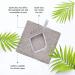 Microfibre Makeup Remover Wipe Face Cleansing Glove Makeup Remover Cloth with Just Water Washable Reusable Towel Make Up Remover Mitt All Skin Types Hypoallergenic Grey - Buy Online on GoSupps.com