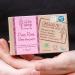 Little Soap Company Organic Rose Geranium Soap Bar 110g - Vegan, Cruelty Free, No SLS or Parabens - Natural & Organic Body and Hand Soap - Buy Online on GoSupps.com