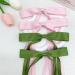 AUONY 4PCS Tassel Ribbon Hair Bows Barrettes Clips for Women and Girls - Green and Pink Hair Accessories - Buy Online on GoSupps.com