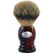 Hans Baier Exclusive Shaving Brush Silvertip Badger Hair - Handle Plastic Havana
