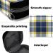 GIAPB Period Bag Sanitary Napkin Storage Holder | Blue & Yellow Plaid Makeup Pouch 1806 - Buy Online on GoSupps.com