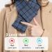 Wireless Electric Neck Heating Scarf Pillow | Portable Cordless Wrap for Neck Pain Relief | Warm Floral Pressure Therapy - Buy Online on GoSupps.com