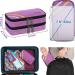 Diabetic Travel Case for Women | Double Layer Insulin Cooler with Ice Packs | Pen & Medication Storage Pockets | Purple - Buy Online on GoSupps.com