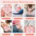 Large 2L Hot Water Bottle with Cover | Premium Natural Rubber | Period Pain Relief and Heat Therapy for Neck, Shoulders, Back, and Feet | Pink - Buy Online on GoSupps.com