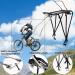 BABEIYXM Rear Bike Rack with Luggage Clip | Adjustable Aluminum Alloy | 55lbs Max Load | Easy Install | Disc Brake Compatible | Fits 24-29 Bikes - Buy Online on GoSupps.com