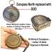 God My Lord Guide Me Compass - Religious Gifts for Men | Baptism, Graduation, First Communion & Confirmation Gift - Buy Online on GoSupps.com