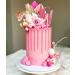 JeVenis 36 PCS Pink Balls Cake Decoration Baby Shower Cake decoration Pink Leaves Cake Decoration Rose Cake decoration Boho Cake Decoration Palm Leaves Cake Decoration (EU-A-734) - Buy Online on GoSupps.com