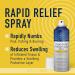 Rapid Relief Hemorrhoid Treatment Spray - Maximum Strength Lidocaine & Phenylephrine for Fast Relief | Vegan & Cruelty-Free 5 oz - Buy Online on GoSupps.com