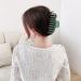 JSY Large Hair Claw Clips for Thick & Thin Hair - 90's Fashion Styling Accessory (4 Packs) - Black, Olive Green, Light Salmon Pink - Buy Online on GoSupps.com