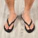Mnsruu Musical Notes Piano Keys Flip Flops - Black & White for Home Hotel Spa & Travel - Buy Online on GoSupps.com