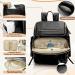 Miss Fong Baby Wrap Backpack | Multi-Functional Leather Diaper Bag with Organizer & Pram Hook - Black - Buy Online on GoSupps.com