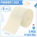 Cotton Stockinette Tubular Bandage 11 Yard - Comfortable Elastic Sleeve for Ankles, Elbows, Arms, Legs - 4 Inch x 2 Rolls - Buy Online on GoSupps.com