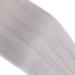 Keratin Bonding Hair Extensions - #1B/Silver Ombre 40cm 100 Strands 100% Remy Real Hair - U-Tip Extensions by Novon Hair Extent - Buy Online on GoSupps.com