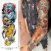 Aresvns Japanese Temporary Tattoo: Waterproof Full Sleeve & Half Arm Fake Tattoos for Men & Women - Long Lasting & Realistic Design - Buy Online on GoSupps.com