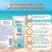 Safe Sea Zinc Oxide Sunscreen SPF 50 - Clear Mineral Face Sunscreen Anti-Jellyfish Sting Coral Reef Safe Travel Size 2oz (Pack of 2) - Perfect for International Shipping - Buy Online on GoSupps.com
