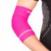 Zensah Compression Tennis Elbow Sleeve for Elbow Tendonitis  Tennis Elbow  Golfer's Elbow - Elbow Support  Elbow Brace Medium Neon Pink