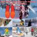 Riomza Rechargeable Heated Insoles - USB Electric Foot Warmer Inserts for Winter Boots - Remote Control, Accurate Temperature (M Red) - Buy Online on GoSupps.com