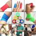 Self Adhesive Bandage Wrap - 1 Inch 6 Pack - Elastic Vet Wrap for Sports Injury Wrist Ankle - Buy Online on GoSupps.com