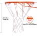 Betterline Heavy Duty Basketball Net Replacement - All Weather Anti Whip Net for Standard 12-Loop Hoop Rims - White - Buy Online on GoSupps.com