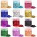12 Colors Gold Foil Flakes for Resin & Nail Art - Metallic Gilding Flakes for Home Decor & Crafts - Buy Online on GoSupps.com