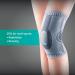 OPPO 2924 ACCUTEX Knee Brace Compression Sleeve - Knee Support for Meniscus Tear Sprains & Pain Relief - Unisex Gray Small - Buy Online on GoSupps.com
