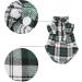 YAODHAOD Dog Plaid Shirt Pet Fashion Plaid Shirt Pet Dog Clothes Cat Plaid Clothes Shirt Soft and Comfortable (green S) - Buy Online on GoSupps.com