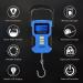 RUNCL Waterproof Fishing Scale with Lip Gripper - 110lb/50kg Digital Fish Scale, Backlit LCD Display, Tape Measure - Hanging Scale for Home and Outdoor (Blue) - Buy Online on GoSupps.com