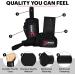 Moose Wrist Wraps 18'' with Thumb Loop for Weightlifting & Powerlifting - Black Pair for Men & Women - Buy Online on GoSupps.com