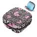 Women's napkin storage bag pink butterfly leopard pattern menstruation cup portable women's tape storage bags female menstruation first period bag
